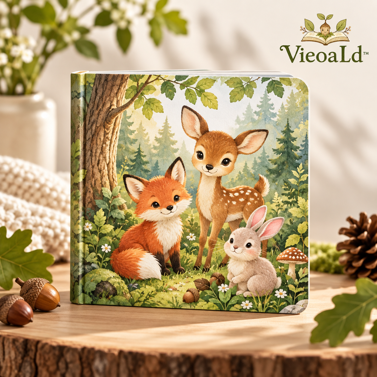 VieoaLd™ Woodland Friends Board Book