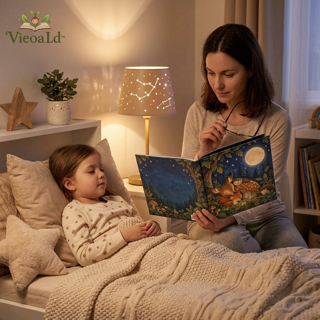 VieoaLd™ Moonlit Woodland Bedtime Storybook