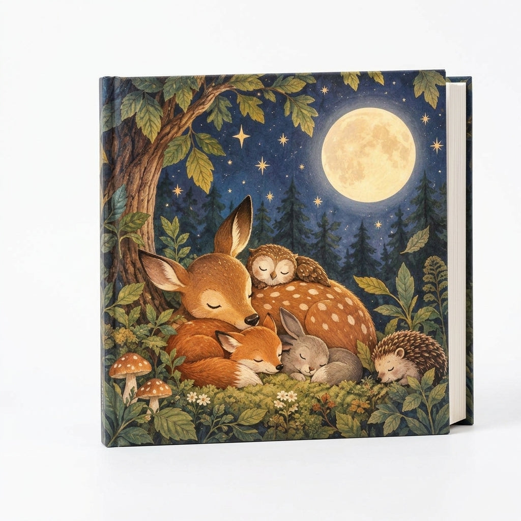 VieoaLd™ Moonlit Woodland Bedtime Storybook