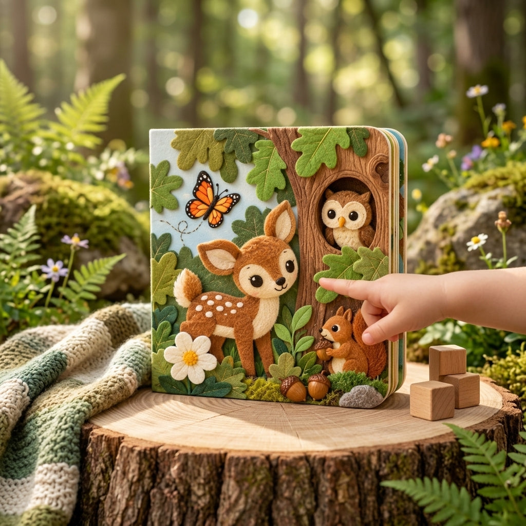 VieoaLd™ Woodland Friends Tactile Board Book