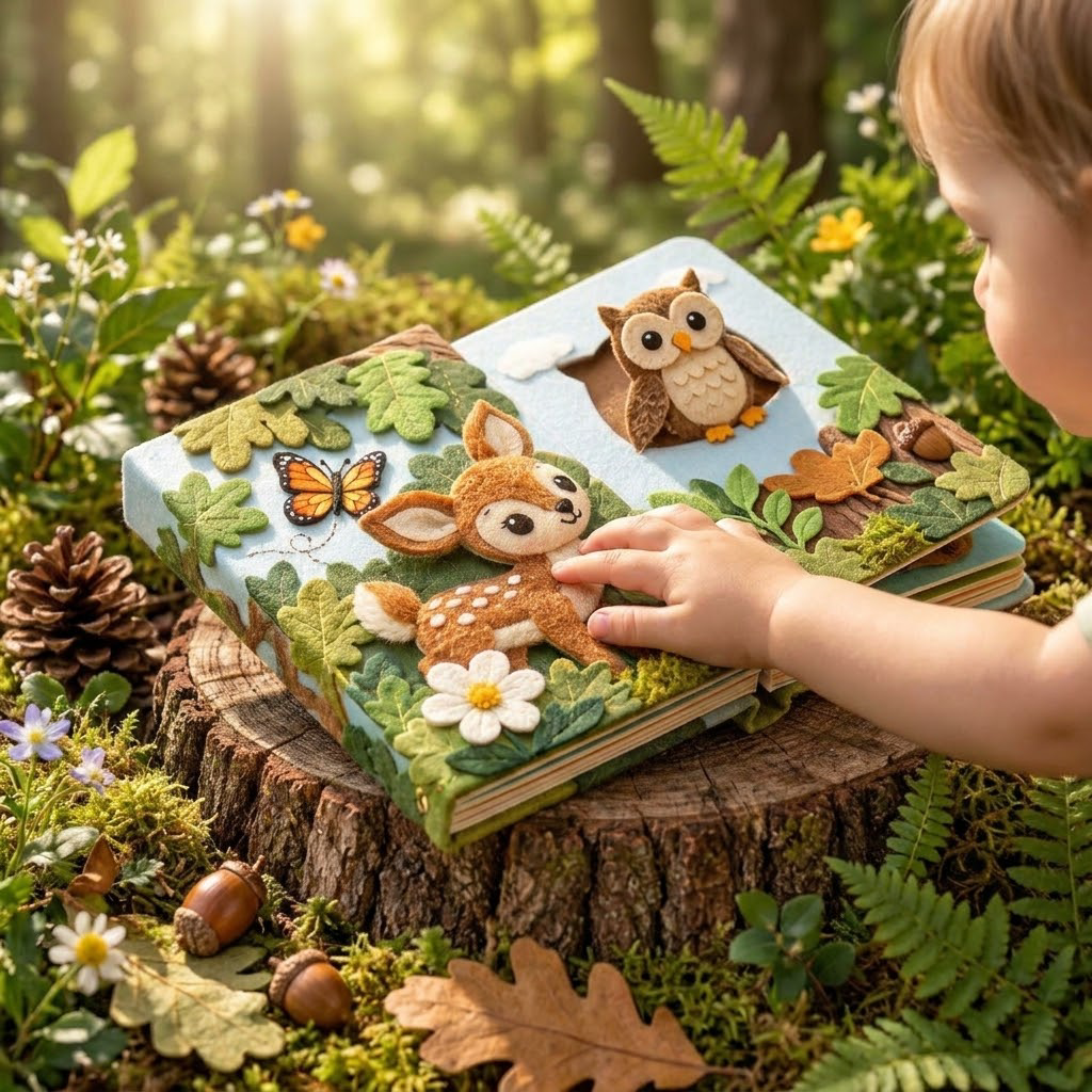 VieoaLd™ Woodland Friends Tactile Board Book