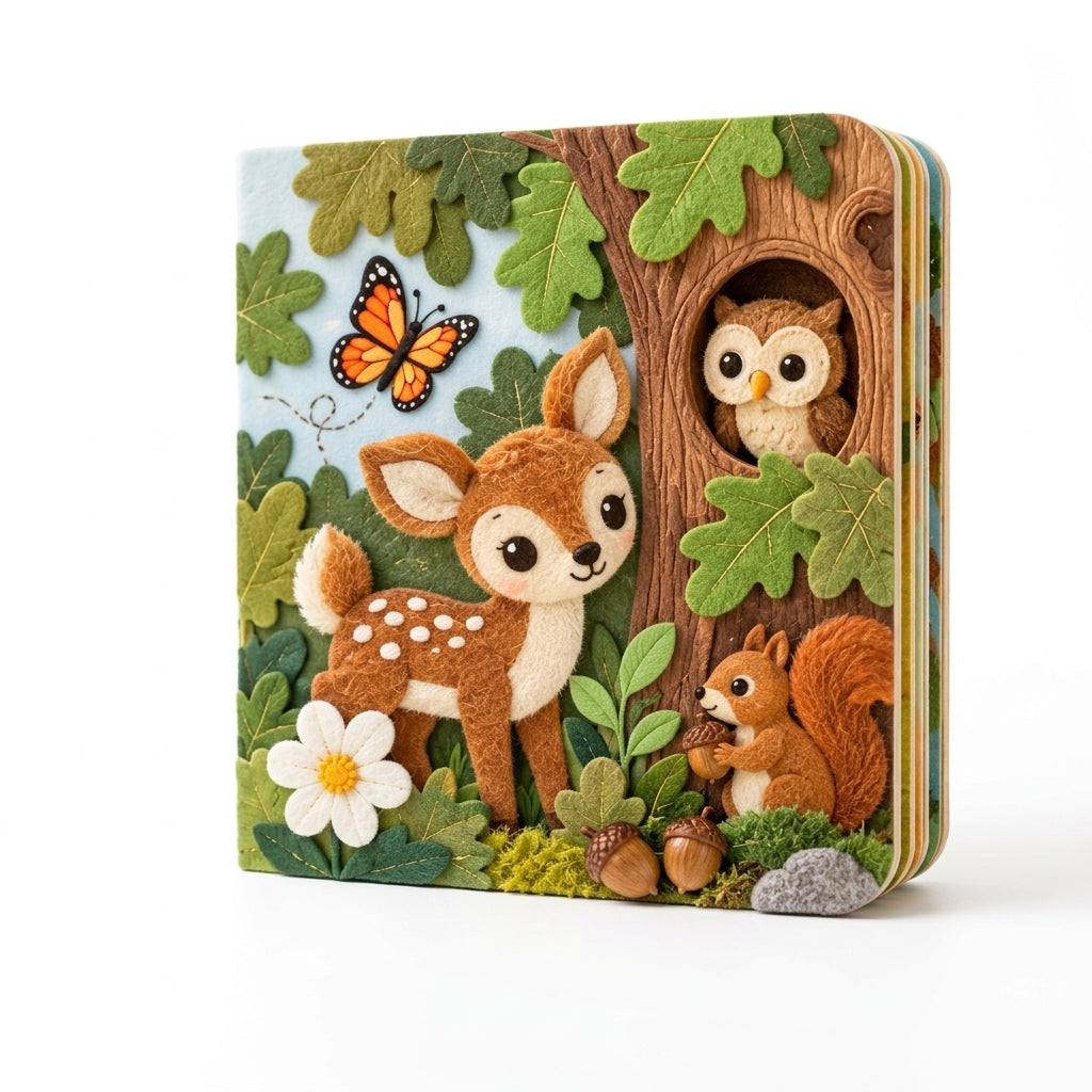 VieoaLd™ Woodland Friends Tactile Board Book