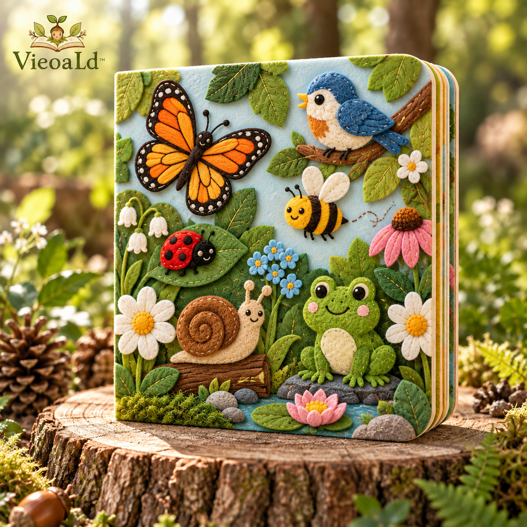 VieoaLd™ Bugs & Blooms Tactile Board Book