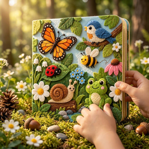 VieoaLd™ Bugs & Blooms Tactile Board Book