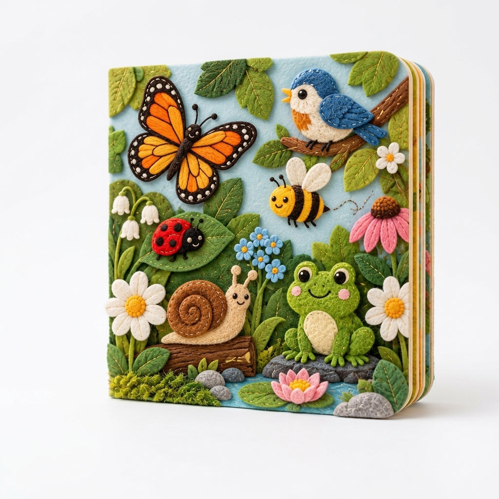 VieoaLd™ Bugs & Blooms Tactile Board Book