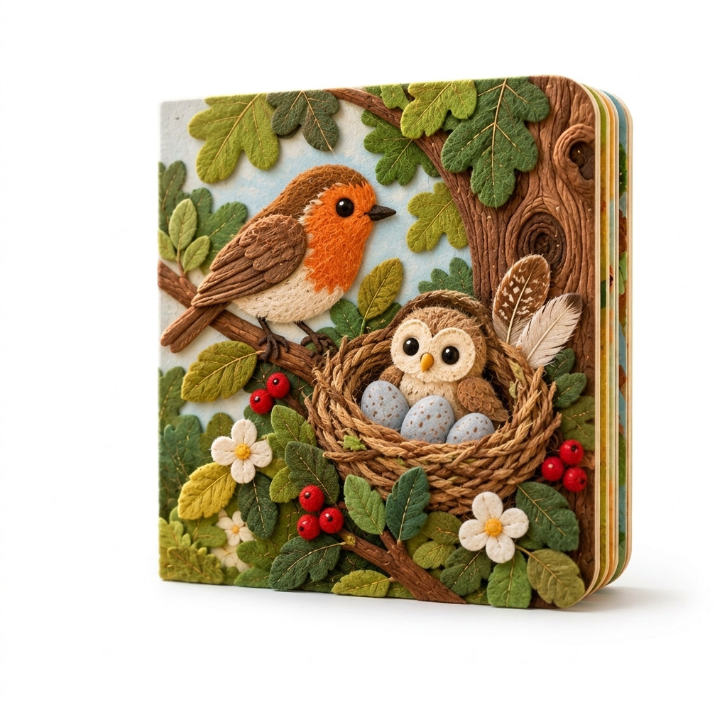 VieoaLd™ Birds & Nests Tactile Board Book