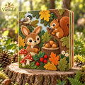 VieoaLd™ Acorn Counting Tactile Board Book