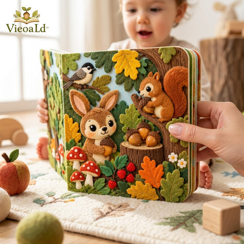 VieoaLd™ Acorn Counting Tactile Board Book
