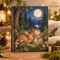 VieoaLd™ Moonlit Forest Friends Bedtime Storybook
