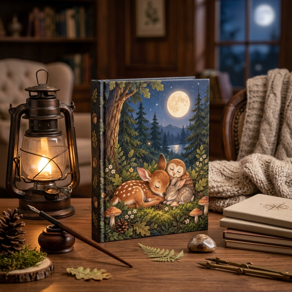 VieoaLd™ Moonlit Forest Friends Bedtime Storybook