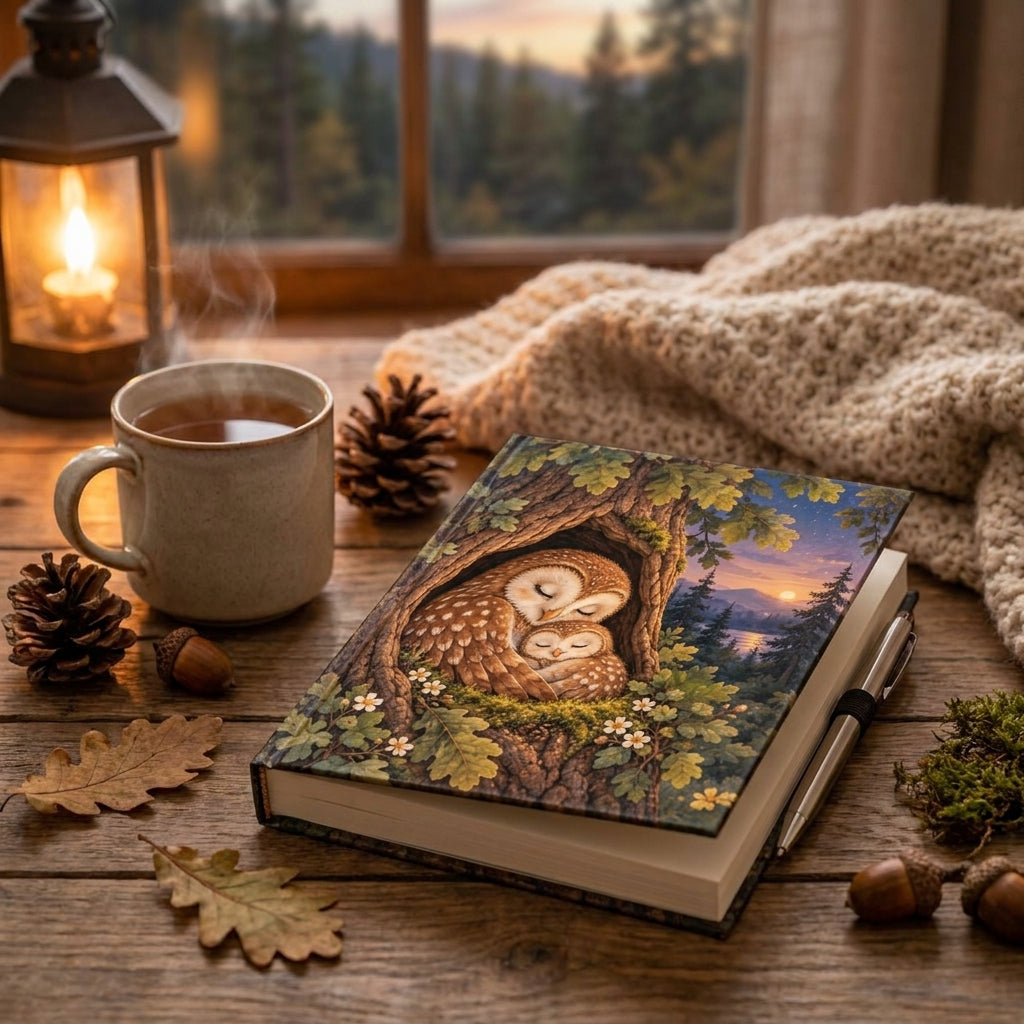 VieoaLd™ Owl & Little One Twilight Storybook