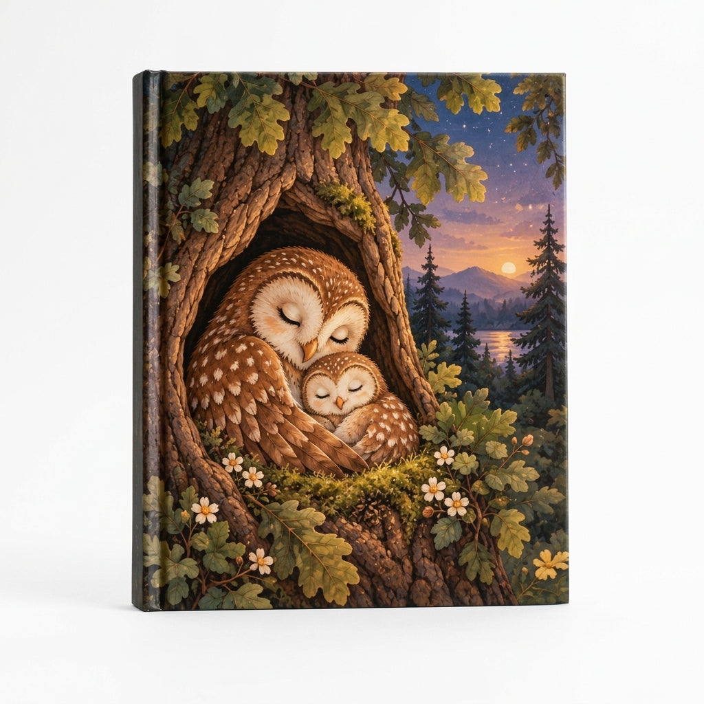 VieoaLd™ Owl & Little One Twilight Storybook