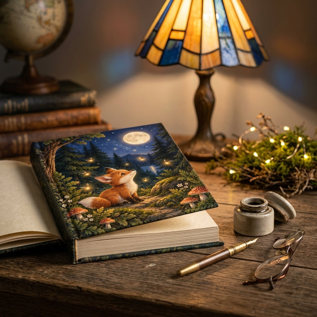 VieoaLd™ Fox & Fireflies Nighttime Storybook