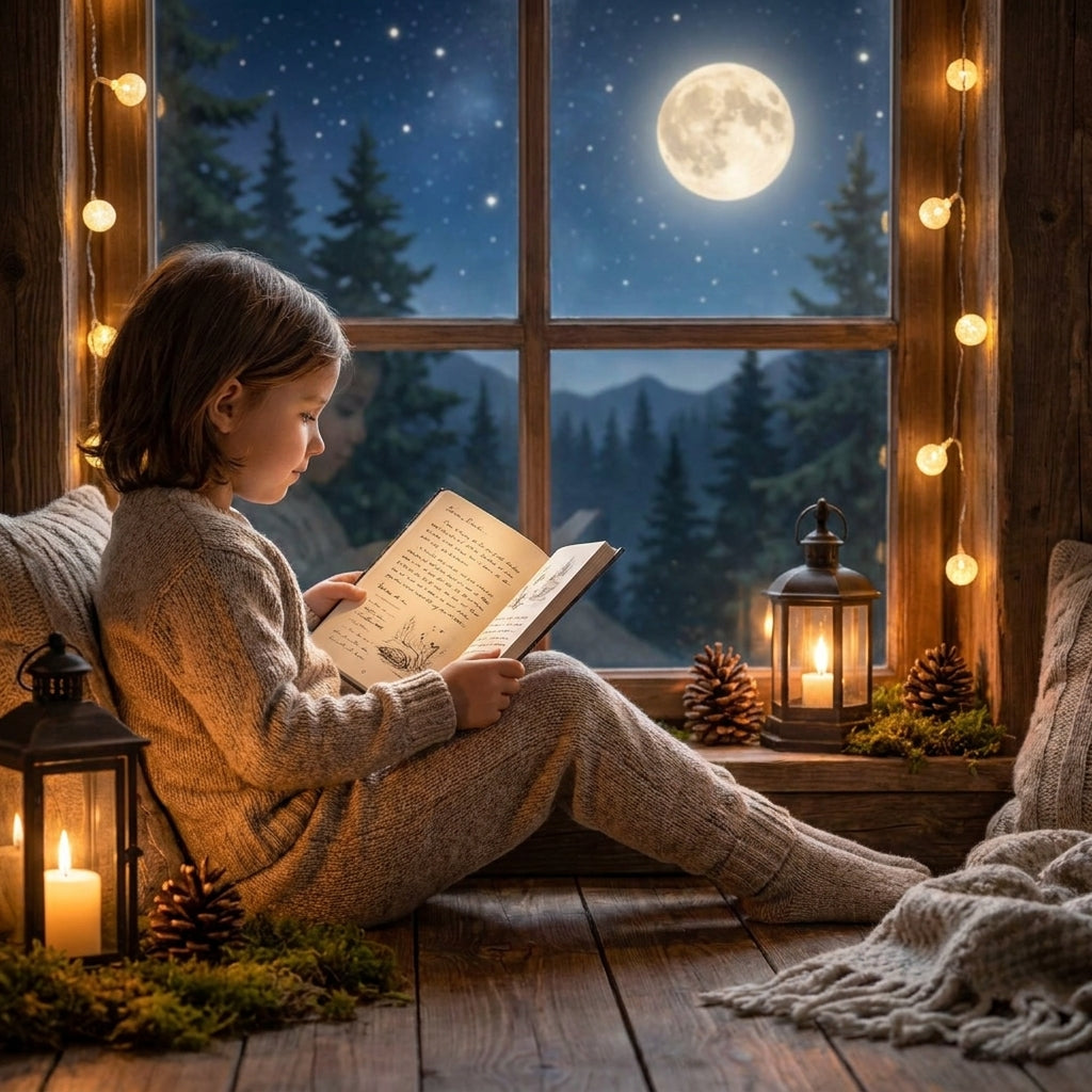 VieoaLd™ Fox & Fireflies Nighttime Storybook