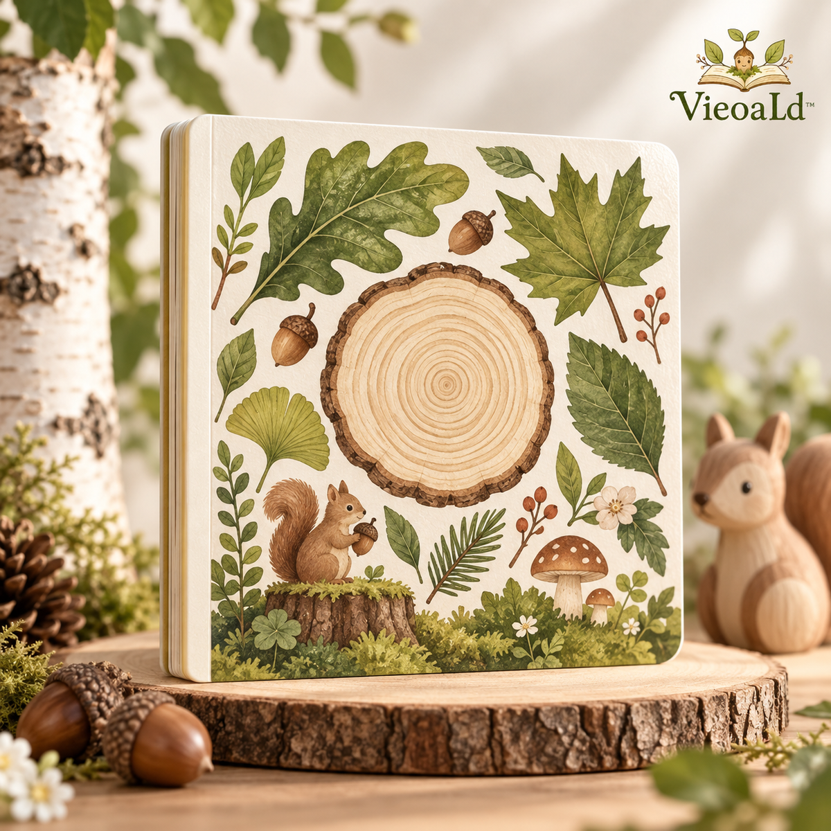 VieoaLd™ Little Leaves & Trees Board Book