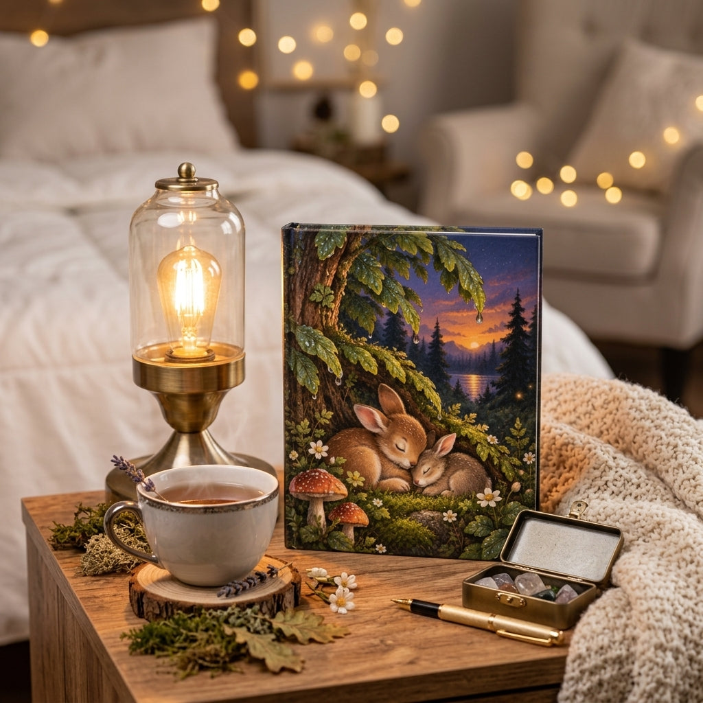 VieoaLd™ Rainy Forest Bunny Bedtime Storybook