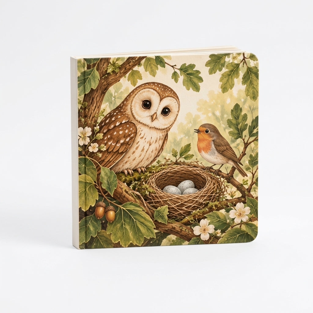 VieoaLd™ Woodland Birds & Nests Board Book