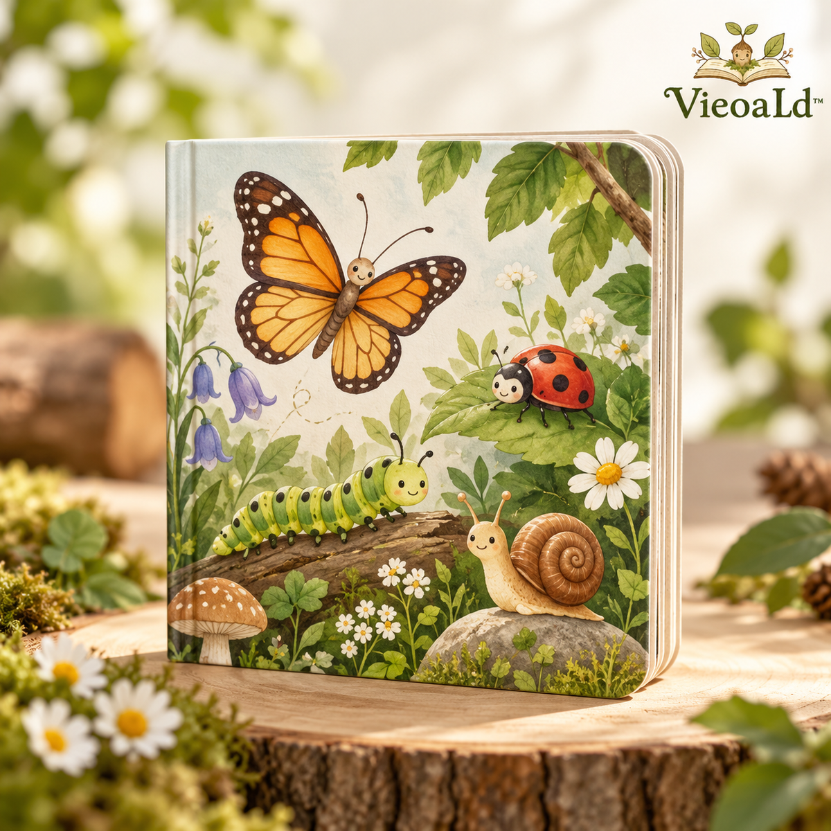 VieoaLd™ Little Forest Bugs Board Book