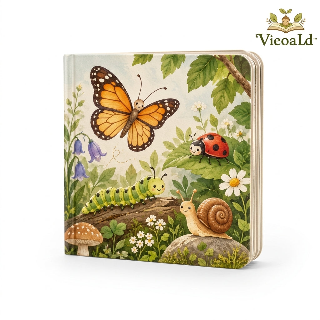 VieoaLd™ Little Forest Bugs Board Book
