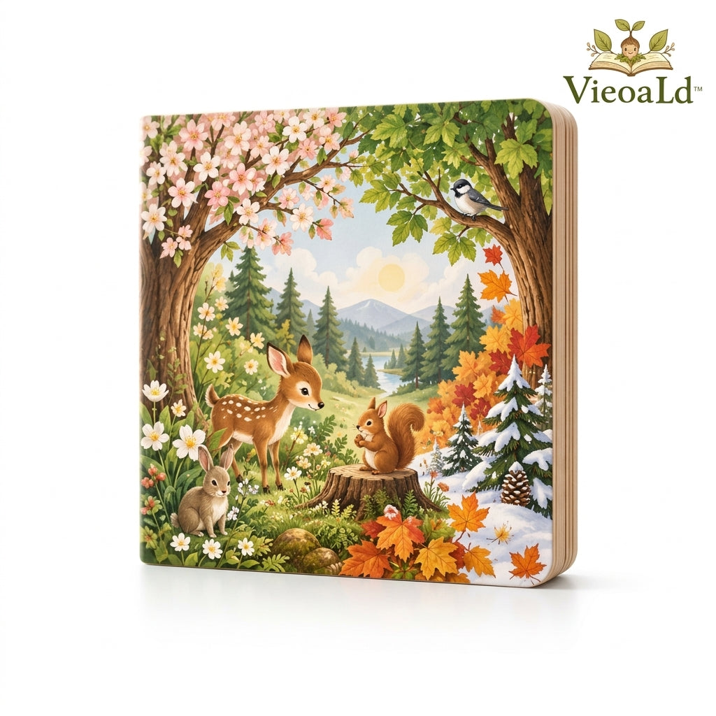 VieoaLd™ Four Seasons in the Forest Board Book