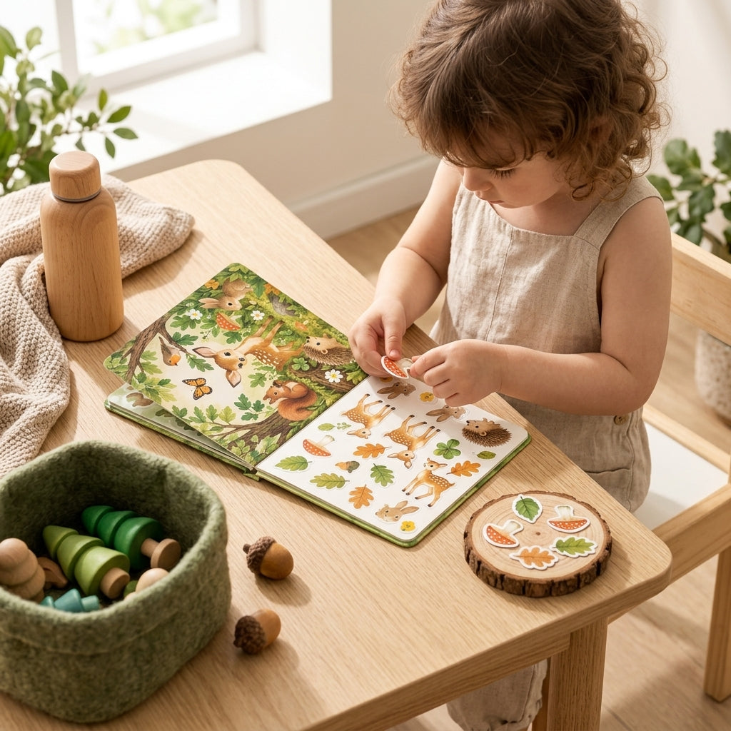 VieoaLd™ Woodland Sticker Activity Book