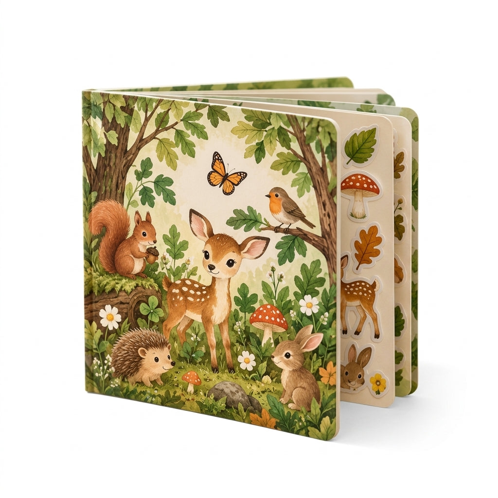 VieoaLd™ Woodland Sticker Activity Book